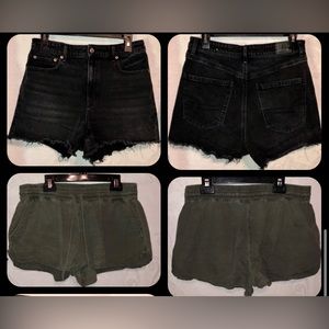 American Eagle Hollister Shorts Set Sz M